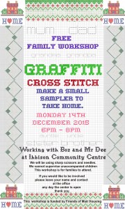 graffiti cross stich poster 14th