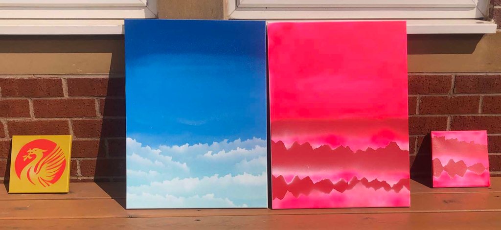 for my new home graffiti art canvases