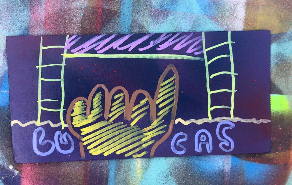 graffiti cards kirkham memorial park youth engagement workshops with last legs